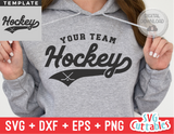 Hockey Template 0020 | SVG Cut File