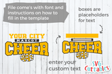Cheer Template 0020 | SVG Cut File