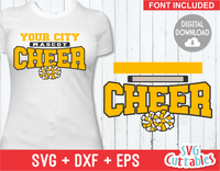 Cheer Template 0020 | SVG Cut File