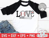 Love Baseball | Softball | SVG Cut File