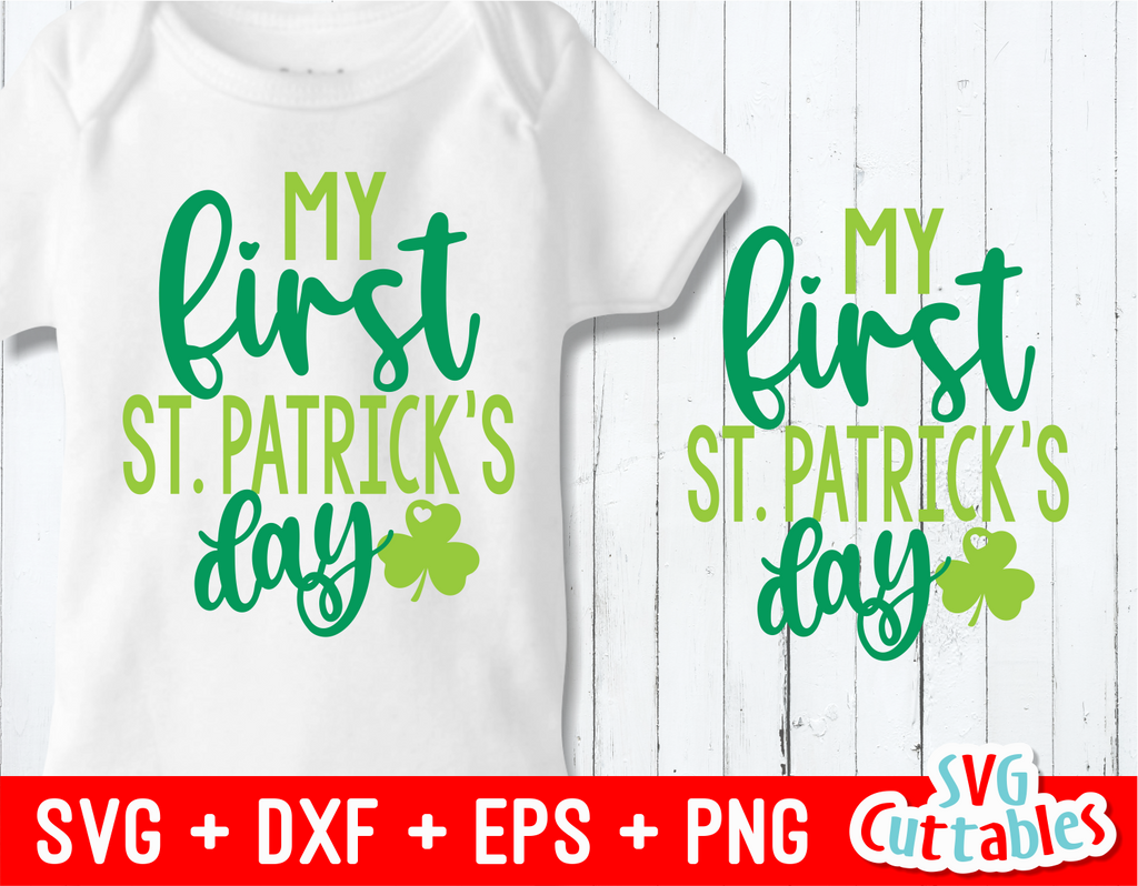 My First St. Patrick's Day | St. Patrick's Day Cut File