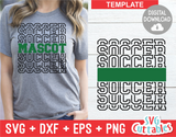 Soccer Template 0020 | SVG Cut File