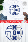 Football and Volleyball Mom | SVG Cut File