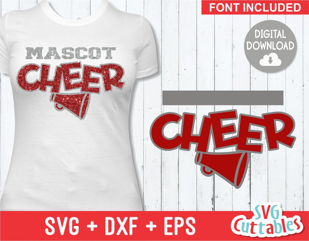 Cheer Template 0021 | SVG Cut File