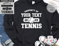 Tennis Template 0021 | SVG Cut File