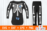 Pregnant Skeleton | Cut File