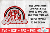 Dance Template 0024 | SVG Cut File