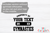 Gymnastics Template 0024 | SVG Cut File