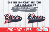 Cheer Template 0024 | SVG Cut File