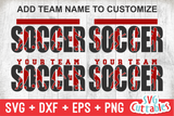 Soccer Template 0024 | SVG Cut File