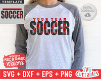Soccer Template 0024 | SVG Cut File