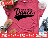 Dance Template 0025 | SVG Cut File
