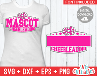 Cheer Template 0025 | SVG Cut File