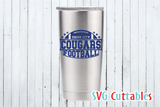 Football Template 0025 | SVG Cut File
