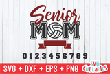Senior Mom | Volleyball SVG Cut File