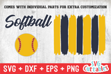 Softball Template 0027