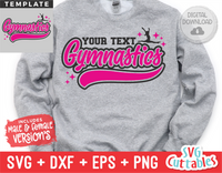 Gymnastics Template 0029 | SVG Cut File