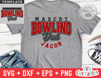 Bowling Dad Template 002 | Bowling SVG