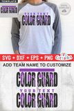 Color Guard Template 002 | SVG Cut File