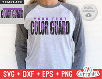 Color Guard Template 002 | SVG Cut File