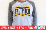 Fastpitch Template 002 | SVG Cut File
