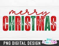 Merry Christmas | Sublimation PNG