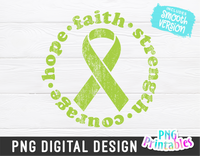Non Hodgkin's Lymphoma | Awareness | PNG Print File