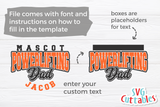 Powerlifting Dad Template 002 | SVG Cut File