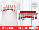 Rugby Template 002 | SVG Cut File