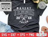 Tennis Template 002 | SVG Cut File
