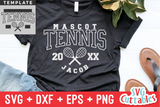 Tennis SVG Template Bundle 1