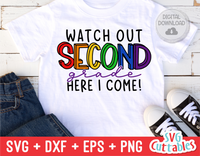 Watch Out Second Grade | Back to School | SVG Cut File