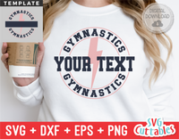 Gymnastics Template 0033 | SVG Cut File