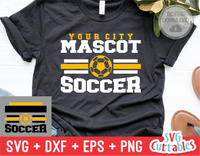 Soccer Template 0033 | SVG Cut File