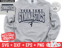 Gymnastics Template 0034 | SVG Cut File