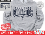 Gymnastics Template 0034 | SVG Cut File