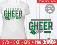 Cheer Template 0034 | SVG Cut File