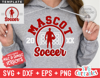 Soccer Template 0034 | SVG Cut File