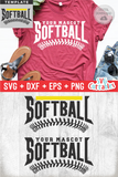 Softball Template 0034 | SVG Cut File