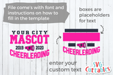 Cheer Template 0035 | SVG Cut File