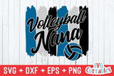 Volleyball Nana | SVG Cut File