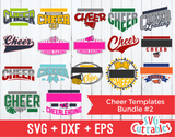 Cheer Template Bundle 2 | SVG Cut File