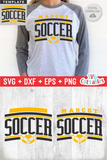 Soccer Template 0036 | SVG Cut File