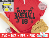 Baseball Template 0037 | SVG Cut File