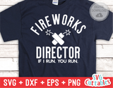 Fireworks Director | Patriotic SVG Cut File