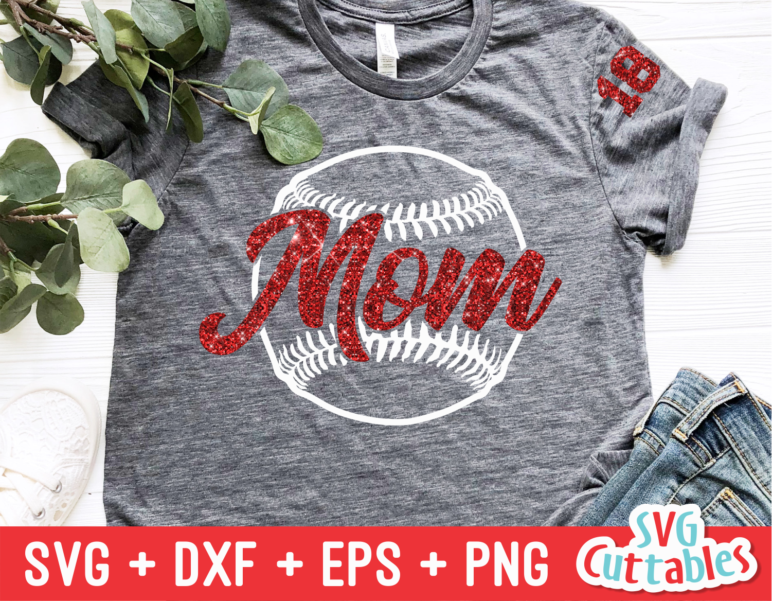 Baseball Mom, Softball Mom, SVG Cut File