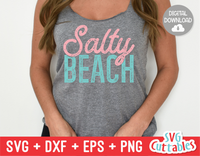 Salty Beach | Summer | SVG Cut File