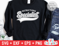 Instructional Specialist Swoosh | School SVG Cut File