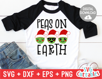 Peas on Earth | Christmas Cut File