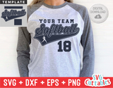 Softball Template 0038 | SVG Cut File